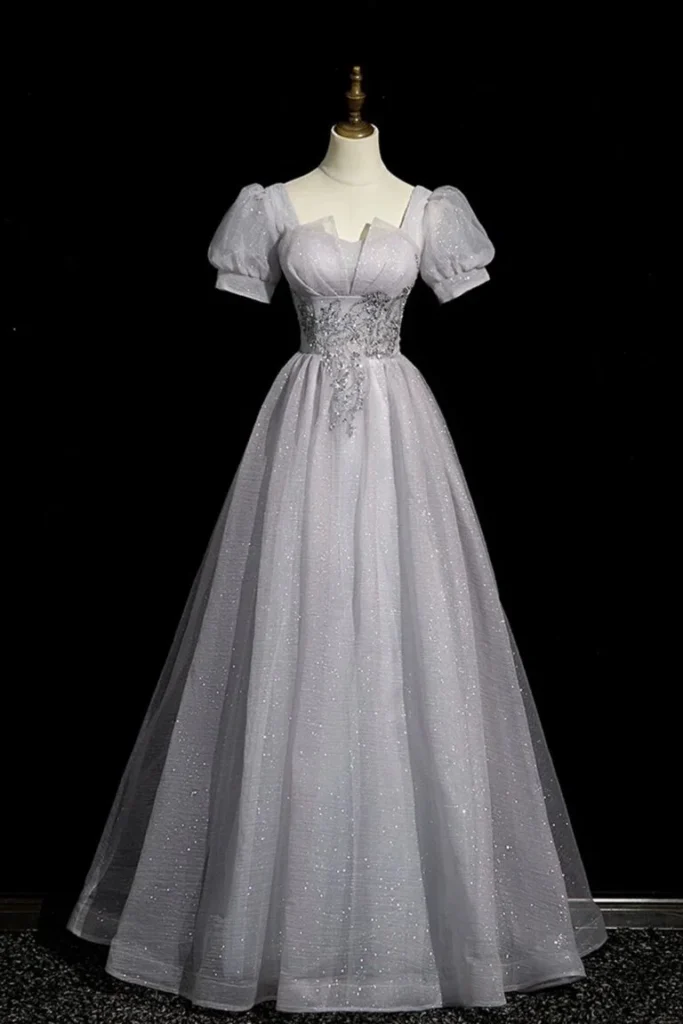 Elegant Off the Shoulder Evening Party Dress